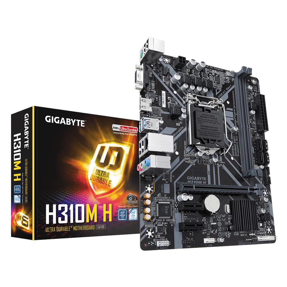 GIGABYTE H310M H Intel H310 Socket 8.-9. Nesil 1151 DDR4 2666MHz