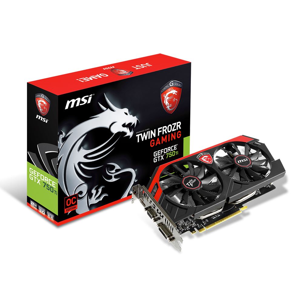 MSI GTX750 Ti TwinFrozr 2GB GDDR5 128Bit